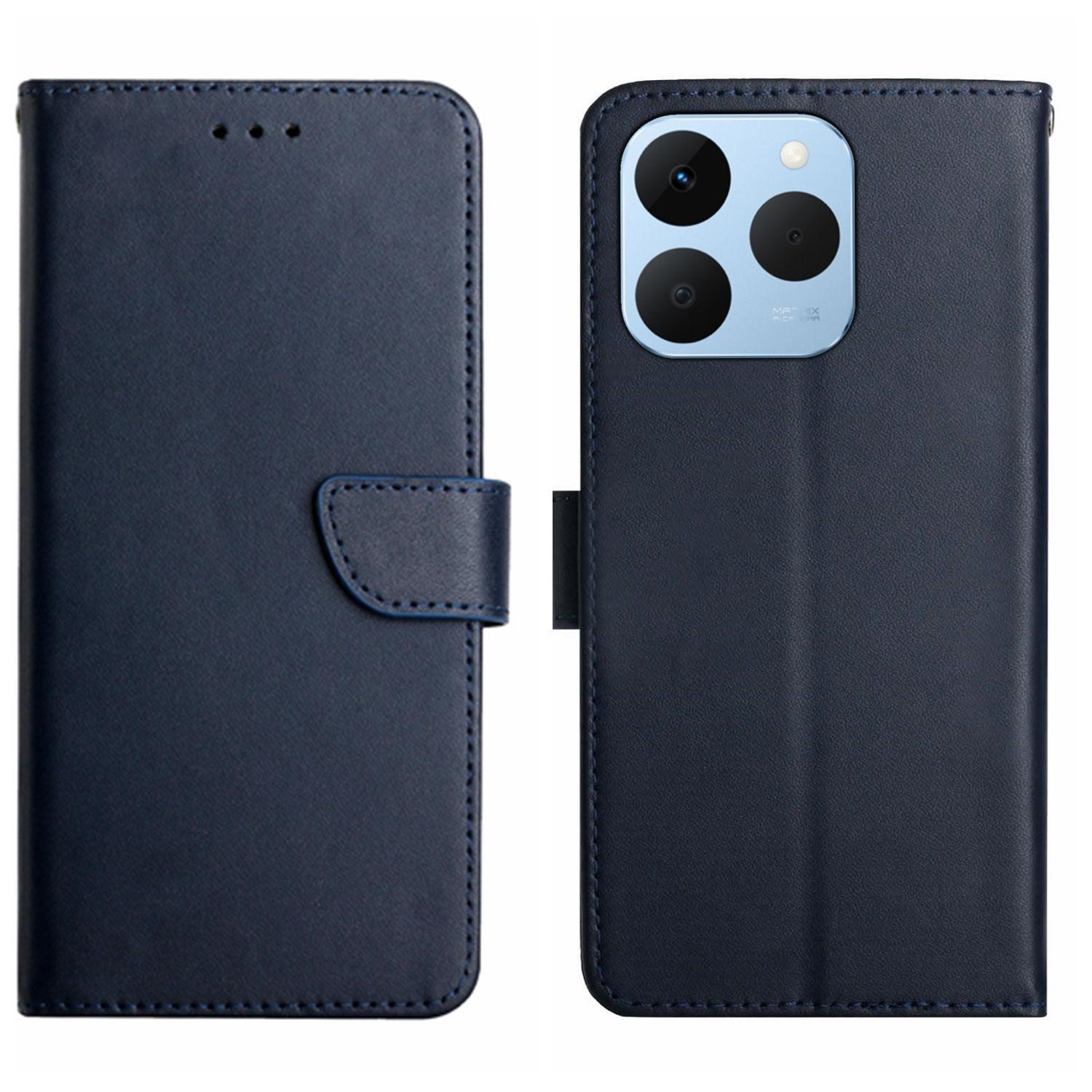 

For Realme 15T 5G Case Genuine Cow Leather Phone Cover Nappa Texture