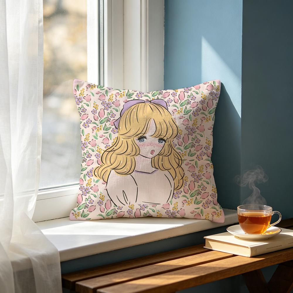 Art Mmikko Illustrationsed Cushion Cover Cushion Cover Set Pcs X X X Pillowcase Decorative Sofa Home Decor