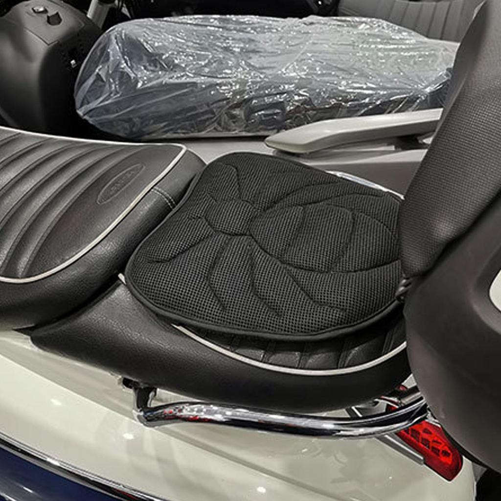 Motorcycle Seat Covers Anti-Slip Cushion Shock Absorption Dirt Bike Seat Cover For Women With 3D Mesh For Riders Riding Scooter