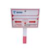 Stainless Steel Enamel Warning Sign