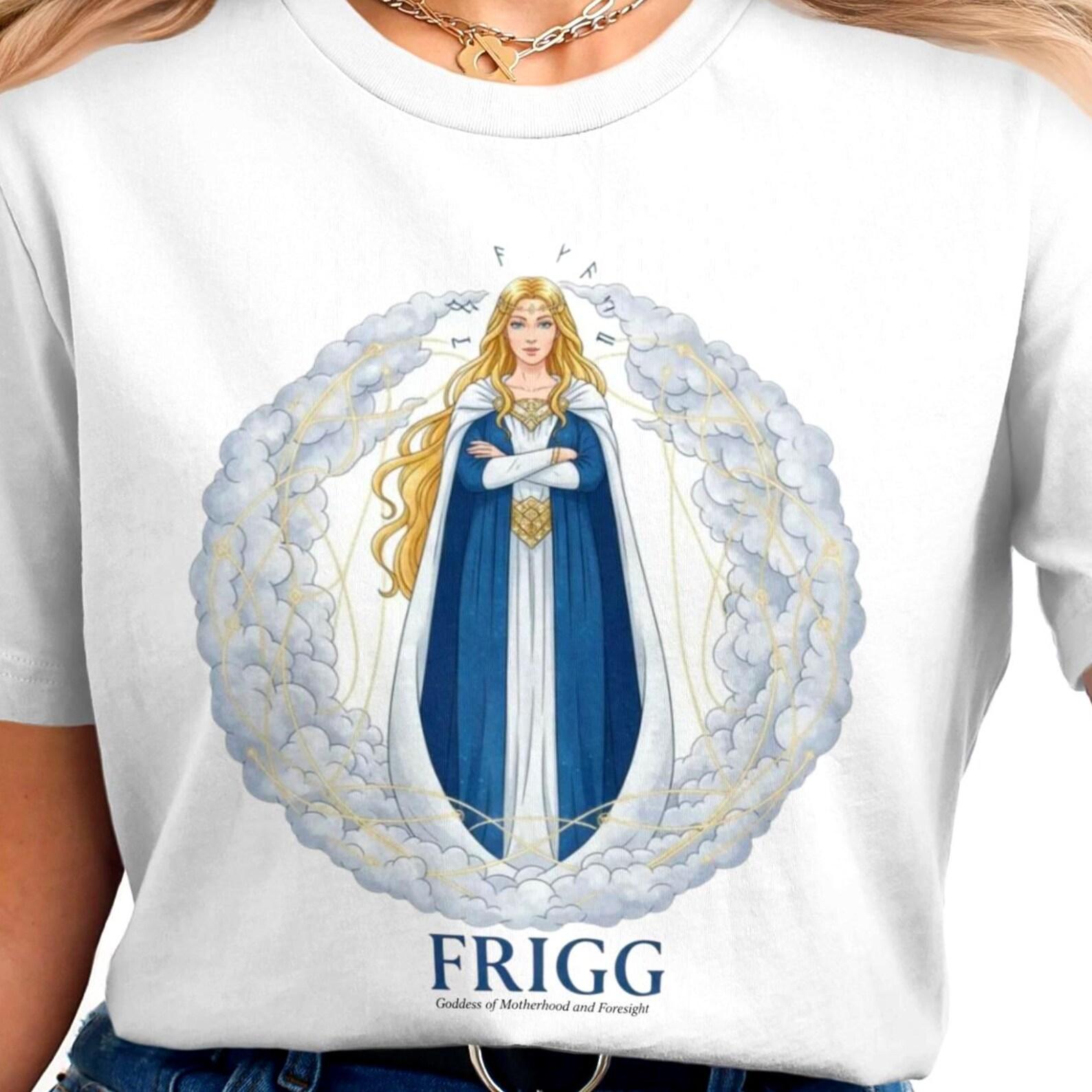 Frigg T-Shirt | Norse Mythology | Vintage Norse Goddess Tee 3XL