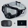 Óculos de Motocicleta Óculos de Motocross ATV MX Off Road Óculos de Proteção para Capacete Anti-UV Máscara à Prova de Vento para Pilotagem de Dirt Bike