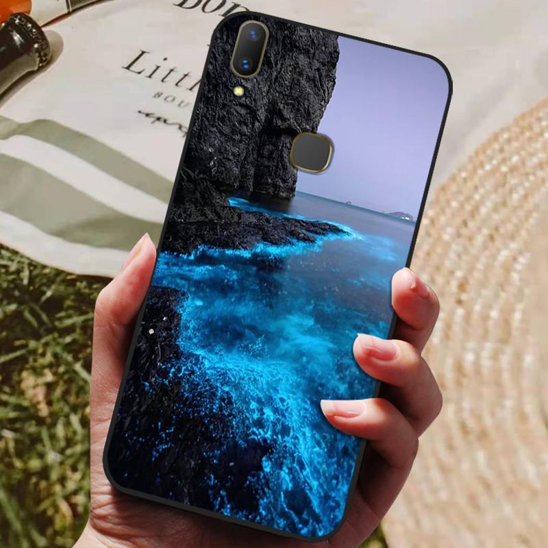 For Vivo Y85 Case 1723 V9 Silicon Back Cover Phone Case for Vivo V9 Youth Cases Soft Bumper Coque for Vivo 1727 1726 Fundas