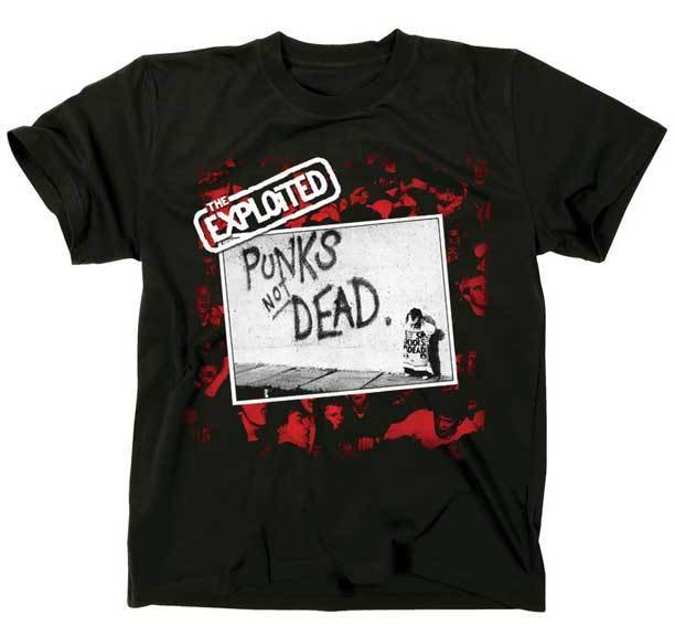 

Футболка унисекс The Exploited Punk Not Dead Hi Fidelity S