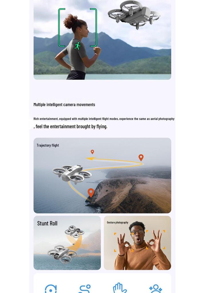 GT3 Mini Drone: Obstacle Avoidance FPV with Dual Camera & Lights for Entry-Level Aerial Photography.
