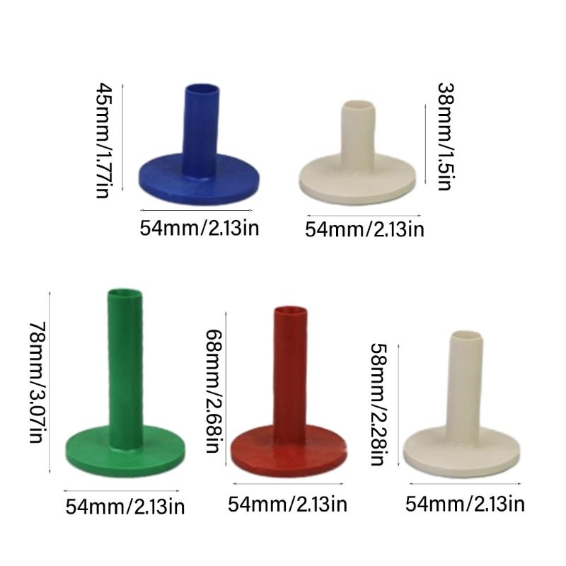 5Pcs Rubber Golfs Tees Indoor Outdoor Practice Golfball Holder High Performances Rubber Tees Holder for Driving Range