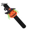 Cat Snap Bracelets Halloween Glitter Felt Slap Bracelet Cartoon Pumpkin Skull Spider Bands Band Party Favors for Kids Adults Colorful
