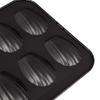 2 Pack 12 Cup Nonstick Madeleine Pan With Oil Brush Heavy Duty Madeleine Molds Shell Shape Mini Cake Tin Baking Tray/Pan