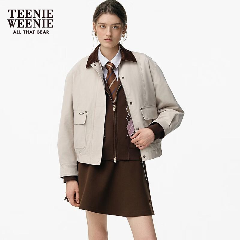 Teenie Weenie Women's Drawstring High-Waist Mini Skirt