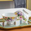 Jingdezhen Bone China Noodle Bowl – 6 Inch Heat-Resistant Footed Porcelain Bowl