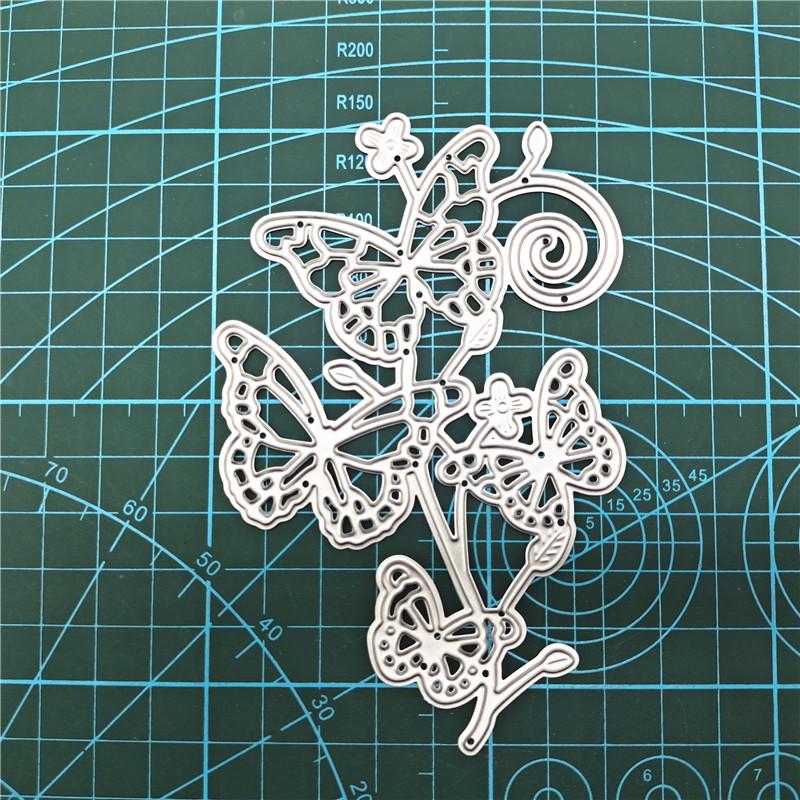 Butterfly Metal Dies for DIY Scrapbooking Cutting Templates for Cardmaking, Paper Art Craft Supplies