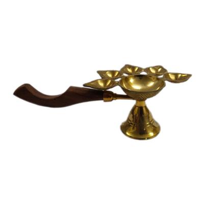 Messing Panch Aarti Diya, Messing Panch Aarti Diya 5 Gesicht