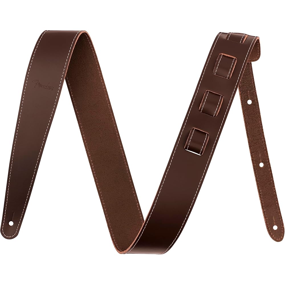 Fender/Essentials Leather Strap Brown Fender [Guitar Strap]