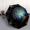 "Enchanted Tree of Life Wall Art: Mystical Decor for Your Space"Umbrella, Portable 3-Fold Compact Umbrella for Men & Women ES6