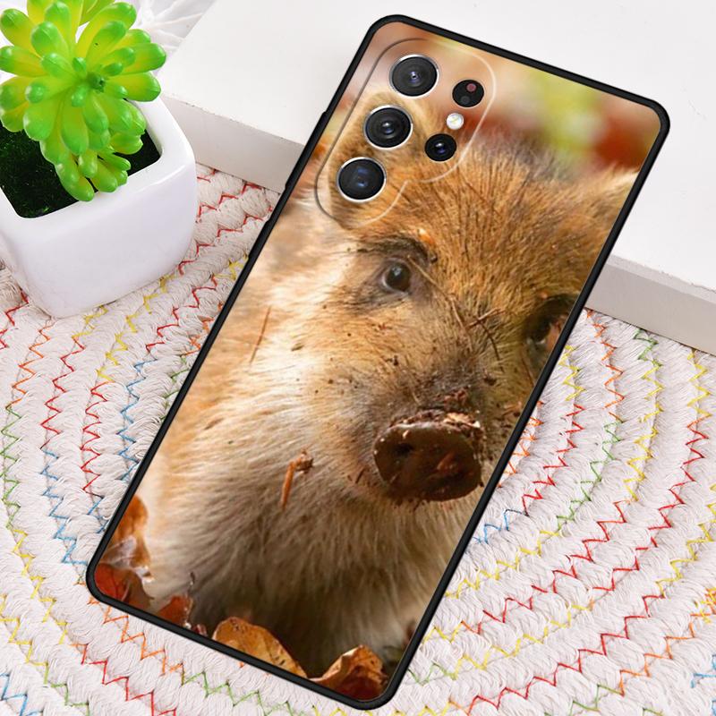 Animal Wild Boar Phone Case for Samsung Galaxy Note 10 Pro S26 Ultra S23 S24 FE S25 S21 S22 PLUS Shockproof Cove