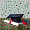 KatchOn, Glitter, Green and Black Graduation Confetti - Pack of 300 | Graduation Cap, Star Confetti for Graduation Table Decorations | Congrats Grad