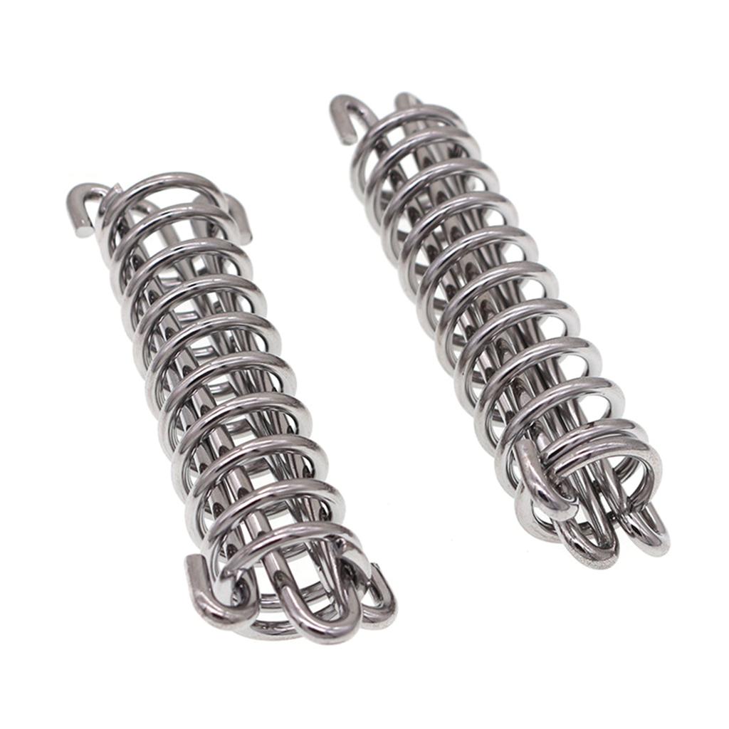 Dog Leash Metal Shock Absorbing Spring Chew Proof Dog Chain Camping Tent Spring Buckle Set Spring Porch Spring Buckle