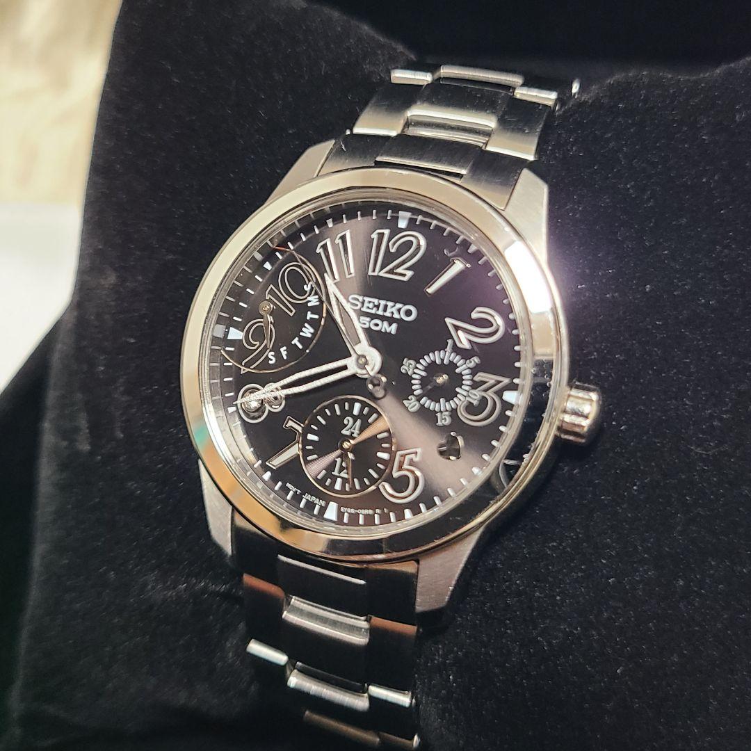 

[USED] Extremely rare Seiko Day-Date watch 5Y66-0BH0 with diamonds, waterproof, in working condition