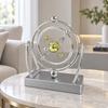 Motion Desk Ornament with Suspended Spheres Reflective Newton's Cradle Freestanding