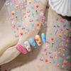 Trendy Nail Art Stickers: Dazzling Fireworks & Butterfly Designs for DIY Nails