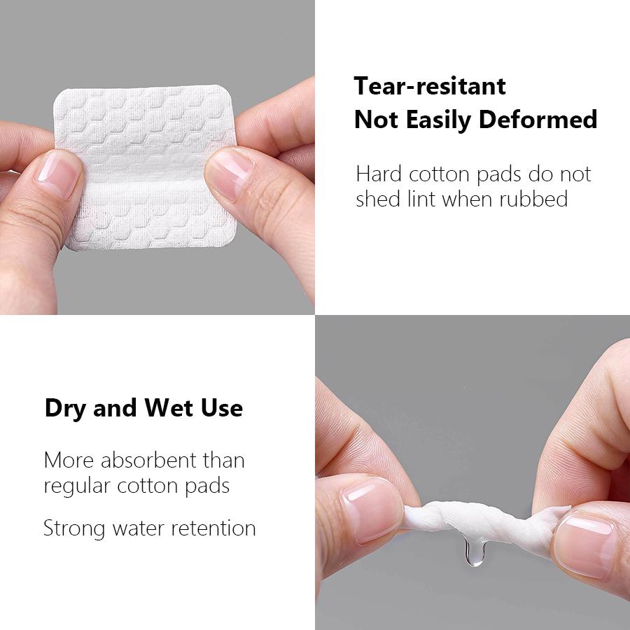 200Pcs Lint Free Nail Wipes Durable Nail Cleaner Pads Manicure Tool for Removing Nail Polish and Cleansing Gel