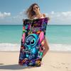 Personalized Butterflies Stitch's Adventure Beach Towel Microfiber Beach Towel Thin Absorbent for Beach Swimming Yoga Bath Sports. 0910225