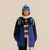 Timberland Melard Color Block Lockerer Schnitt Kapuzen-Outdoor-Wander-Wasserdichte Jacke Unisex-Jacke Tiefsaphirblau A5Z3Y-433