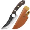 Forging Boning Knife Stainless Steel Scale-scraping Kitchen Knife Comfortable Wooden Handle Fruit and Vegetable Slicing Kitchen Knife