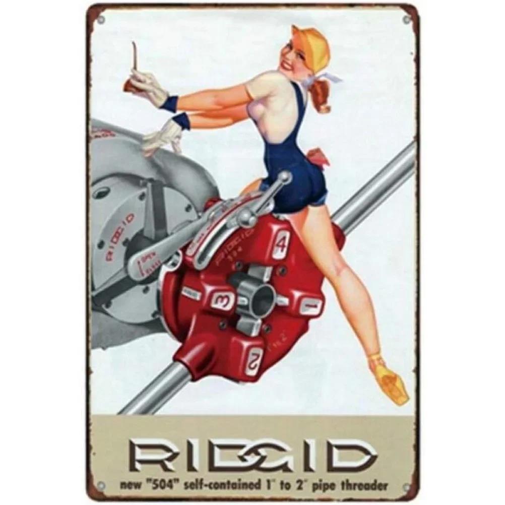 

Винтажная металлическая жестяная настенная табличка Pinup Garage Service Ретро Железный Арт Декор для Гаража Кафе Туалета Клуба Бара Классическая Постерная Табличка 20x30cm