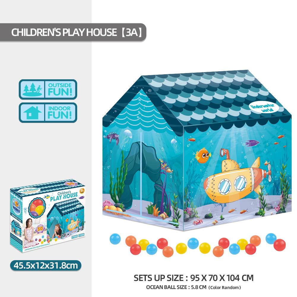 Boys And Girls Indoor Ocean Ball Pool Tent Game House Outdoor Cloth Tent Baby Toy