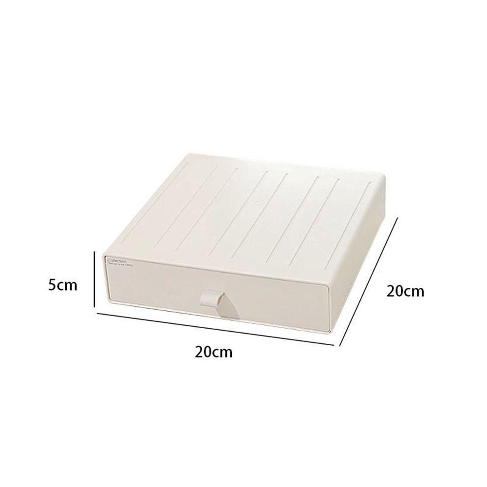 Stackable Cosmetic Storage Box Plastic Makeup Storage Container Stationery Storage Box  Office