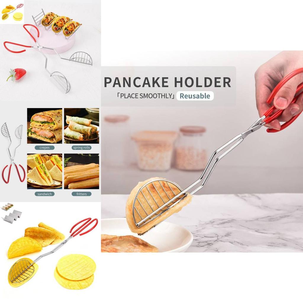 Modern Stainless Steel Taco Clamps For Safe Cooking And Serving Of Delicious Corn Tortilla Chips