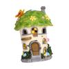 Garden Mushroom Statue Resin Sculpture Solar Sculpture for Home Lawn Patio