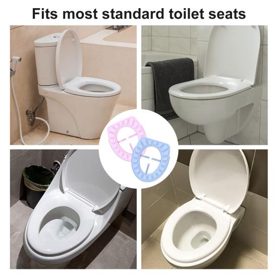 Silicone Toilet Seat Cover Reusable Waterproof Portable Keep Clean Safe In Public Toilets for Adults And Kids
