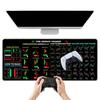 Rubber Stock Market Trader MousePad Large Candlestick Pattern Chart Keyboard Mousepad Investor Desk Mat 300*800mm