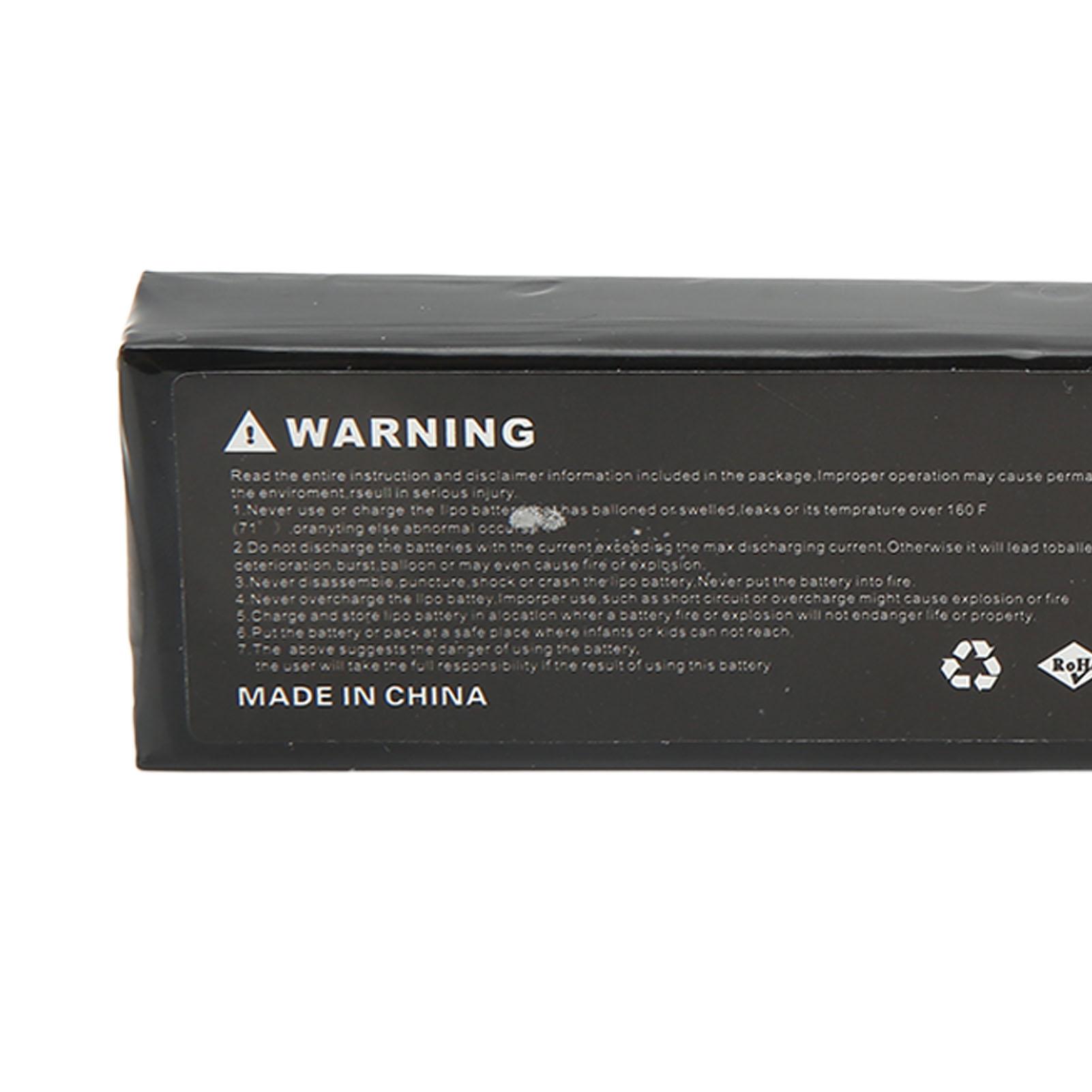 

Акумулятор LiPo 7.4V Чорний 10C 2700mAh Гніздо EC2 Стабільний Точний Акумулятор LiPo для RC Дрона для Ремонту Заміни