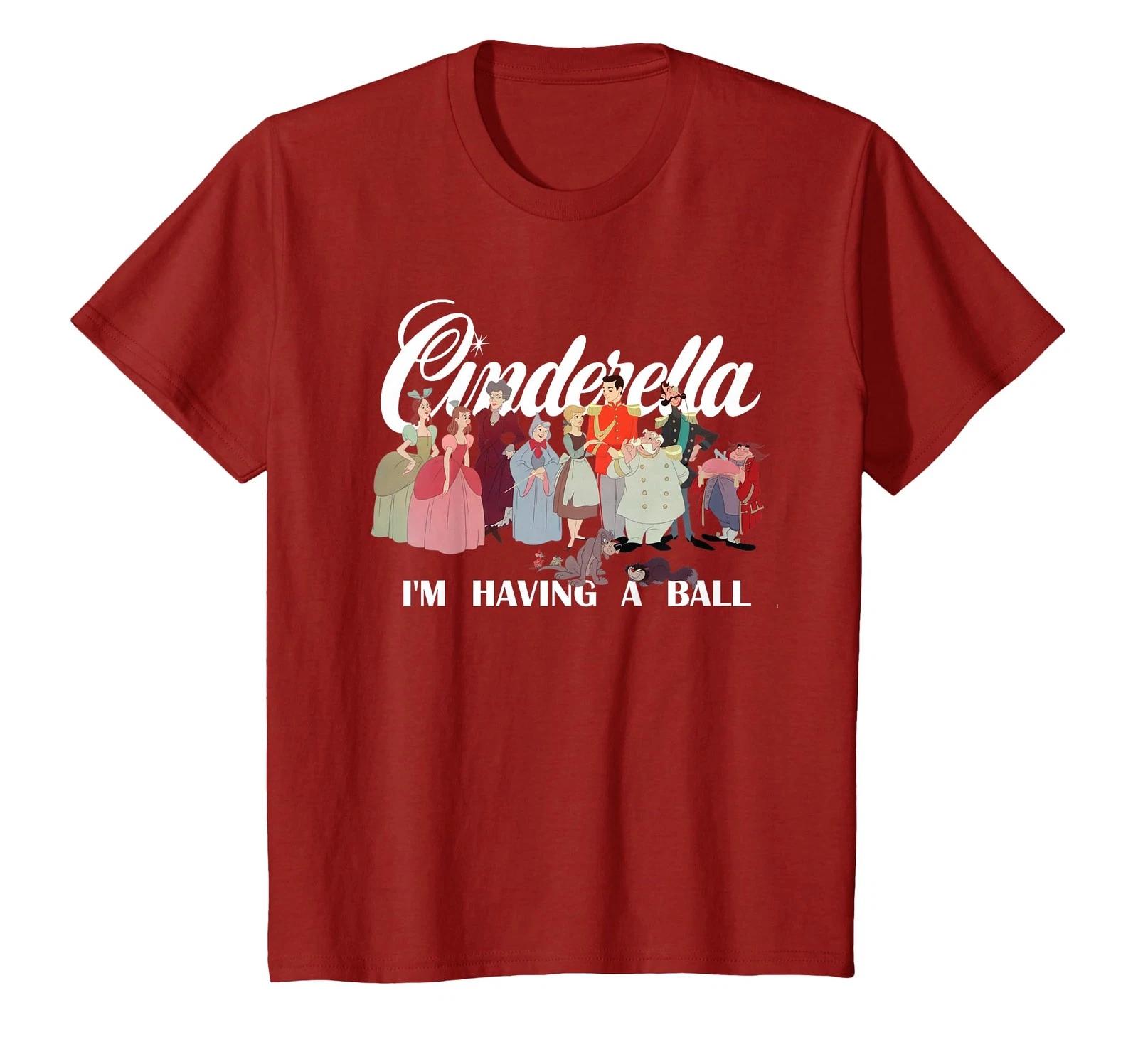 Disney Cinderella Characters I M Having A Ball T-Shirt_ M