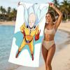 Beach Towel with One Punch Man Saitama Pattern - soft,absorbent,machine washable Lightweight&Modern,swimming,Travel Essentials