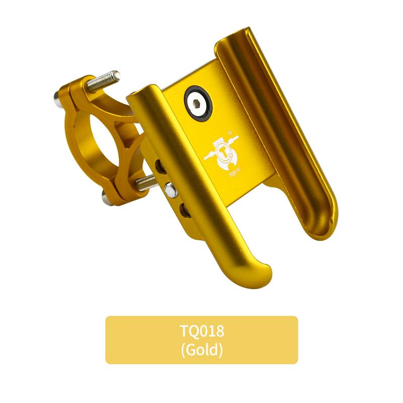 Metal Aluminum Alloy Bike Mobile Phone Holder Bike Phone Mount Motorcycle Phone Holder Manual clip