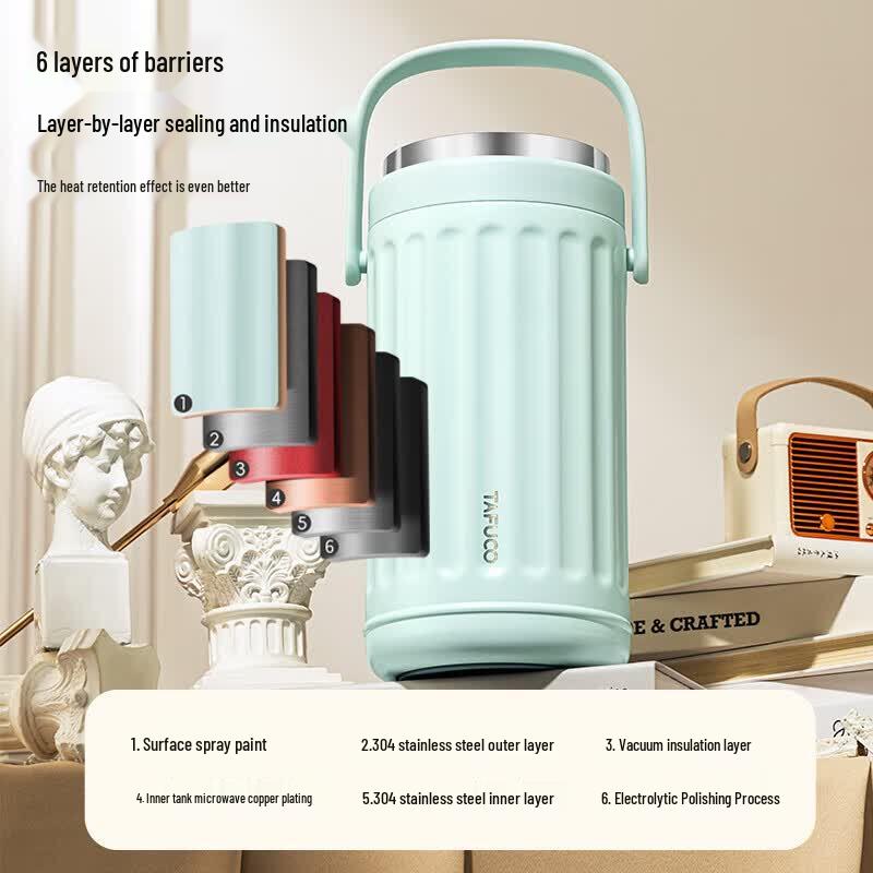TAFUCO 316L Stainless Steel Insulated Lunch Box