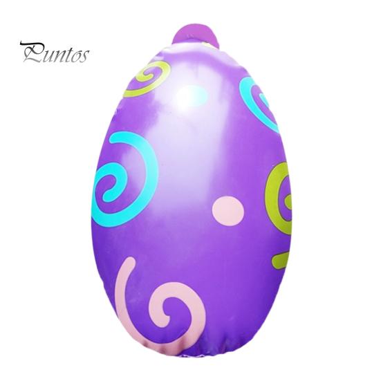 

16 надувные пасхальные яйца украшения большие красочные ПВХ яйца украшения для двора газон сад весенняя вечеринка в помещении и на открытом воздухе декор