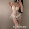 Man Wants Erotic Underwear, Sexy Mesh Chest Pad, Pajamas, Steel Ring Vest, Free-to-take Tutu Skirt, Uniform Suit 9183
