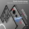 Magnetic Case for Samsung Galaxy S25 Ultra S24 S23 Plus S25+ S24+ Magsafe Metal Spring Aluminium Alloy Lens Protection Matte Back Phone Bumpers