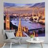 London Big Ben Tapestry Night City View Tapestry Westminster Bridge Tapestry Home Living Room Bedroom Wall Modern Art Tapestries