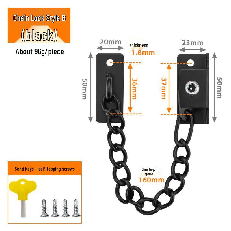 Stainless Steel Window Security Lock Chain Limiter