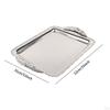 Decorative Fruit Tray Dessert Plate Easy To Clean Handcrafted Wearproof Rectangle Serving