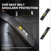 2Pcs Car Seat Belt Cover Leather YWAZTE Shoulder Protection Pad For Renault RS Clio Scenic Logan Megane Koleos Sandero Safrane