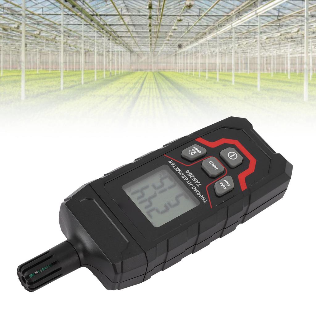 Digital Hygrometer Thermometer Dew Point Wet Bulb Ambient Temperature and Humidity Meter