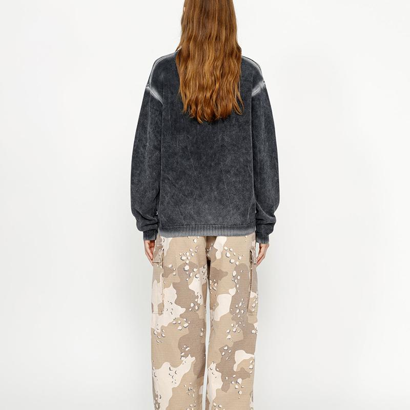 Stussy Faded Cotton Knit Crew 117239