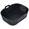 Silicone Air Fryer Liners for Ninja SL400UK Non-Stick Baking Tray Reusable Air Fryer Basket Kitchen Cooking Accessory